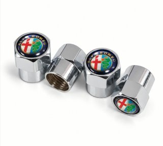 Alfa Romeo 4 Tapones de Valvula Neumaticos Llantas