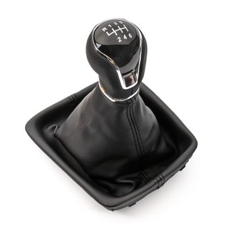 Cuero Palanca De Cambio Perilla Funda para Seat