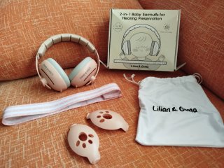 Cascos Antirruido para Bebé Lilian & Gema rosa