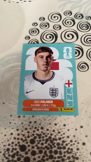 Cromo Panini Cole Palmer - Mundial FIFA 2026