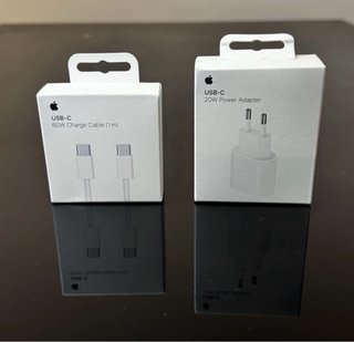 Pack Cargador Apple 20W + Cable USB-C 60W
