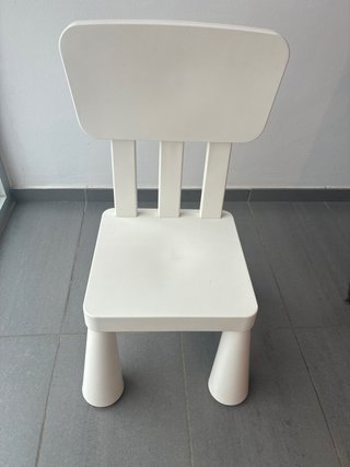 Silla Infantil IKEA Mammut Blanca