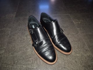 Mocasines Negros con Hebillas de PIEL