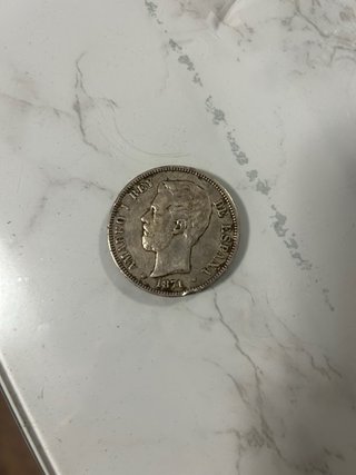 Moneda 5 Pesetas Amadeo I 1871
