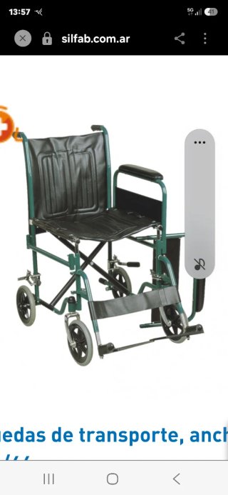 Repuesto de apoya pies de silla ruedas