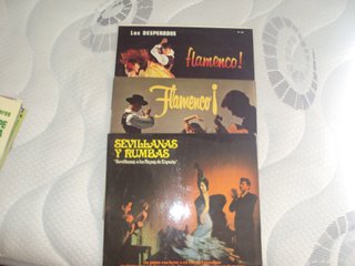 Lote vinilos antiguos sevillanas y flamenco