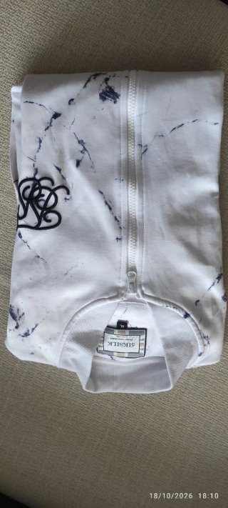 Sudadera Siksilk Blanca Talla XL