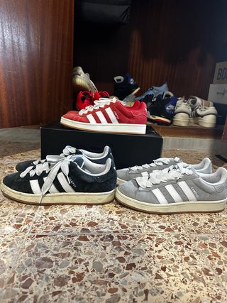 Pack 3 Zapatillas adidas Campus