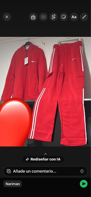 Chándal Nike Rojo