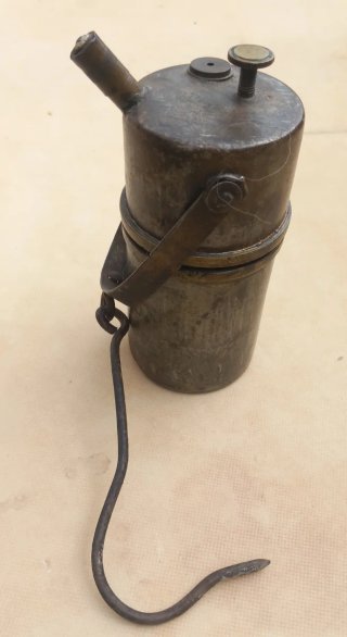 Lámpara de Carburo Antigua