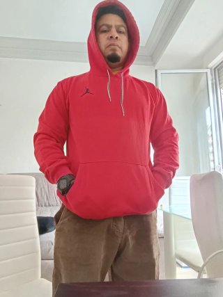 Sudadera con capucha Jordan roja