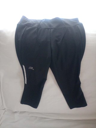 Pantalón Pirata Deportivo Kalenji Negro