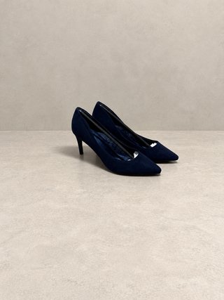 Zapatos de Salón Tacón Fino Azul 37
