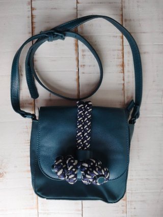 Bolso de hombro Jo&Mr.Joe azul petróleo