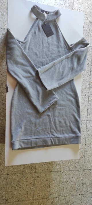 Vestido Gris de Mujer