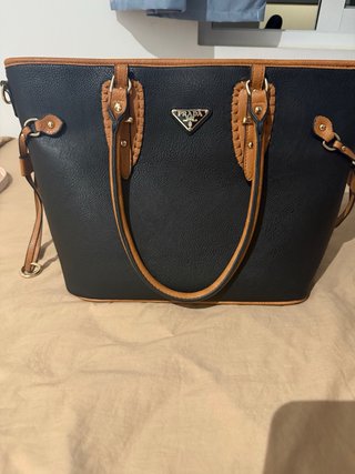 Bolso Prada Negro y Marrón