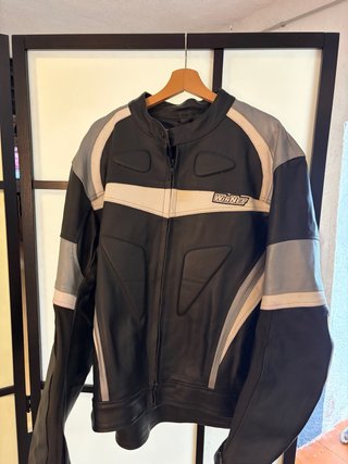 Chaqueta de Piel para Moto Winnet Talla XXL