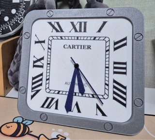Reloj Pared Cuadrado Plata Romanos Personalizable