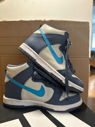 Zapatillas Nike Altas Azules y Blancas Talla 36