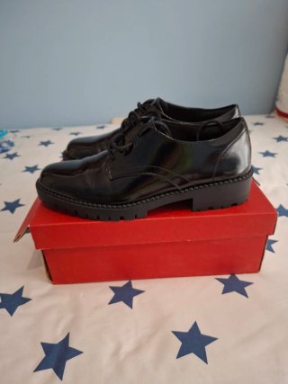 Zapatos de Charol Negros Talla 40