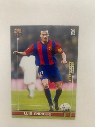 Cromo Luis Enrique MegaFichas 2003-04