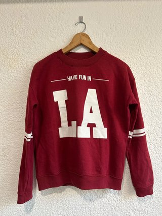 Sudadera Have Fun In LA Roja