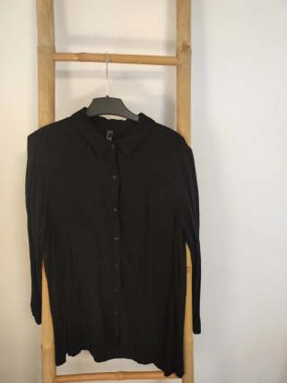 Camisa negra Zara
