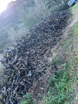 Leña para chimenea o estufa