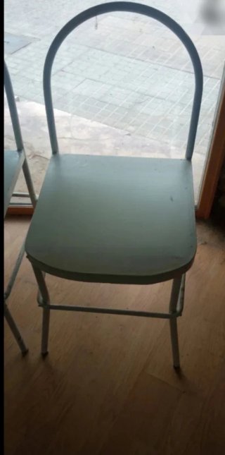 Set de 4 sillas de hierro forjado