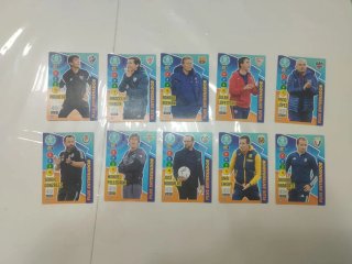 Set 10 Cromos Entrenadores Panini La Liga 20-21