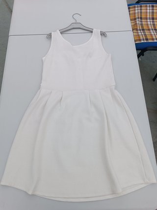 Vestido Blanco Kiabi (Talla S)