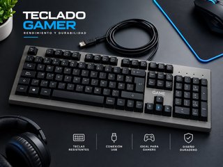 Teclado Gaming GAME USB