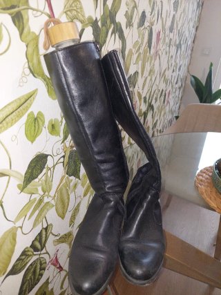 Botas Altas Negras de Mujer