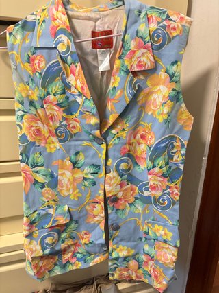 Chaleco Vintage Kenzo Jungle Talla 38