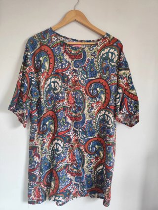 Vestido Informal Estampado Talla M