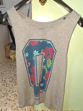 Camiseta de tirantes Jack & Jones gris