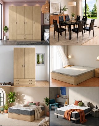 Muebles de dormitorio y comedor