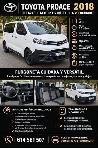 Peugeot Proace verso 2018