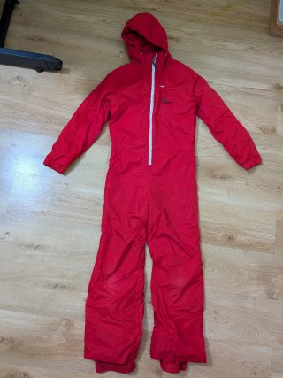 Mono de esquí rojo 10-12 años