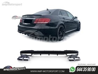 DIFUSOR TRASERO MERCEDES CLASE E W212 LOOK E63 AMG