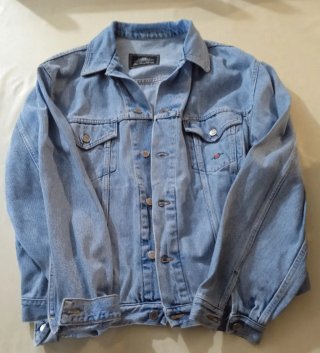 Cazadora Vaquera vintage Azul Talla XL años 90