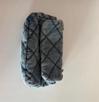 Bolso acolchado de tela vaquera