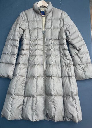 Piumino lungo Moncler vintage Pied-de-poule Y2K