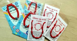 Pulsera de los 7 nudos Pulsera de ojo turco