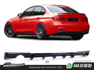 DIFUSOR TRASERO BMW SERIE 3 F30/F31 M-PERFORMANCE NEGRO BRILLO