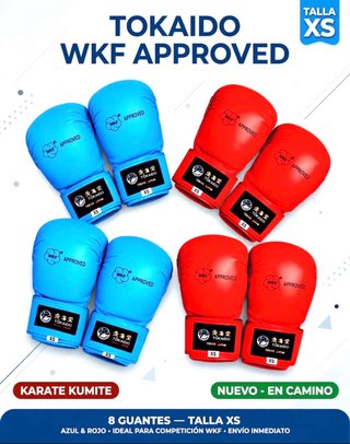 Protecciones / Guantillas Karate Tōkaido XS Az/Roj