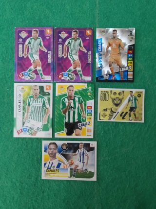 Lote de cartas de Canales Real Betis Balompié