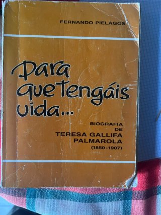 Libro "Para que tengáis vida Teresa Gallifa