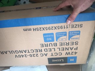 Panel LED Rectangular 42W 1195x295mm