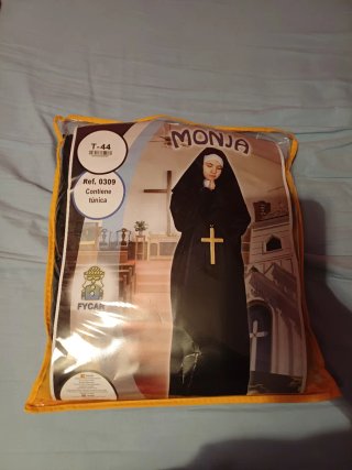 Disfraz de Monja Adulto Talla 44.